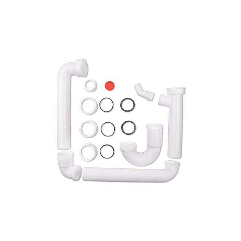 VIOKS Pipe Odour Trap 1 1/2 Inch Space-Saving Siphon with