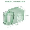 Marbrasse Desk Organiser,360-Degree Rotating Pen Holder,Desk Organisers Accessories with 5