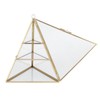 Jewelry Storage Rack Pyramid Shape 3 Layers Decorative Display Stand
