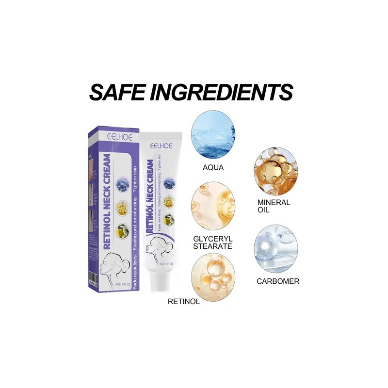 D P Crema De Cuello Eelhoe Retinol Para Arrugas Y