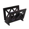 Mahogany Solid Wood Magazine Rack M1125 Contemporary Design For Organizing