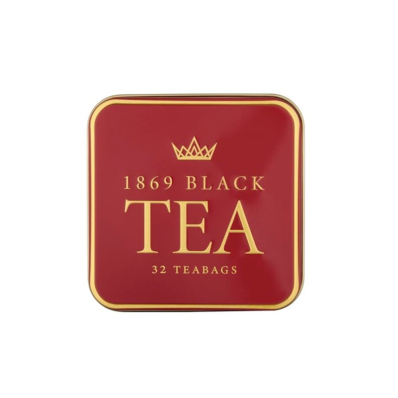 New English Teas Victorian Garden Tea Tin with 32 English