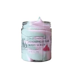 Sour Watermelon Candy Foaming Sugar Scrub | Whipped Sugar Scrub | Foaming Soap Scrub | Emulsified Scrub | Moisturize | Exfoliating Skin Care