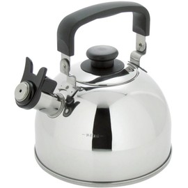 Maruyama NJT-25HK NJT-25HK Whistling Kettle, 6.6 gal (2.5 L), Induction Compatible, Gas Stove Compatible, Stainless Steel Kettle, Made in Japan, Tsubamesanjo