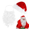 Santa Hat and Beard for Adults | Santa Cosplay Hat