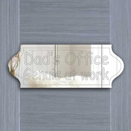 "Dad's Office" Door Sign Plaque