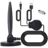 Fasizi TV Antenna with Amplifier Digital 1080P HDTV 4K Indoor