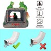 Gutter Downspout Extension Decorative Statue, Frog Statues 3”×4” Gutter Downspout