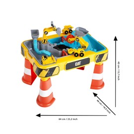 Klein CAT: Sand and Water Play Table, Kids Pretend Play, Construction Toys, Ages 18 Months+