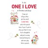 Piccadilly Greetings Cute Christmas Card One I Love - 9