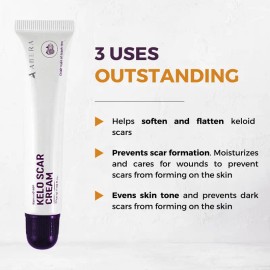 Abera Kelo Scar Cream – 20g Scar Treatment for Keloids, Hypertrophic & Surgical Scars with Onion Extract