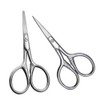 Small Scissors Beauty Set Eyebrow Trimmer Scissors Stainless Steel for