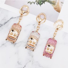 Key Chains Women Cute Keychains for Women Funny Keychain for Her Sister Girl Birthday Gift Bag Wallet Accessories (Convertible Gold)