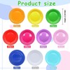 Ntwdby DIY Colourful Paper Plates, Pack of 100 Colourful Party