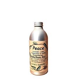 Peace Aromatherapy Body and Room Mist Spray - Lavender, Lime, Peppermint & Vanilla - 100% Pure Essential Oils, Vegan, Organic, Biodegradable, Non GMO, Cruelty Free (8 oz / 236.6 ml Refill)