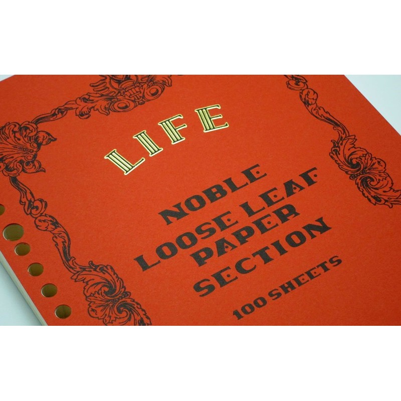 ライフ ノーブル ルーズリーフ 方眼 A5 R80