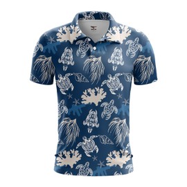 Honu Turtle ARs Golf Polo Shirt - XL