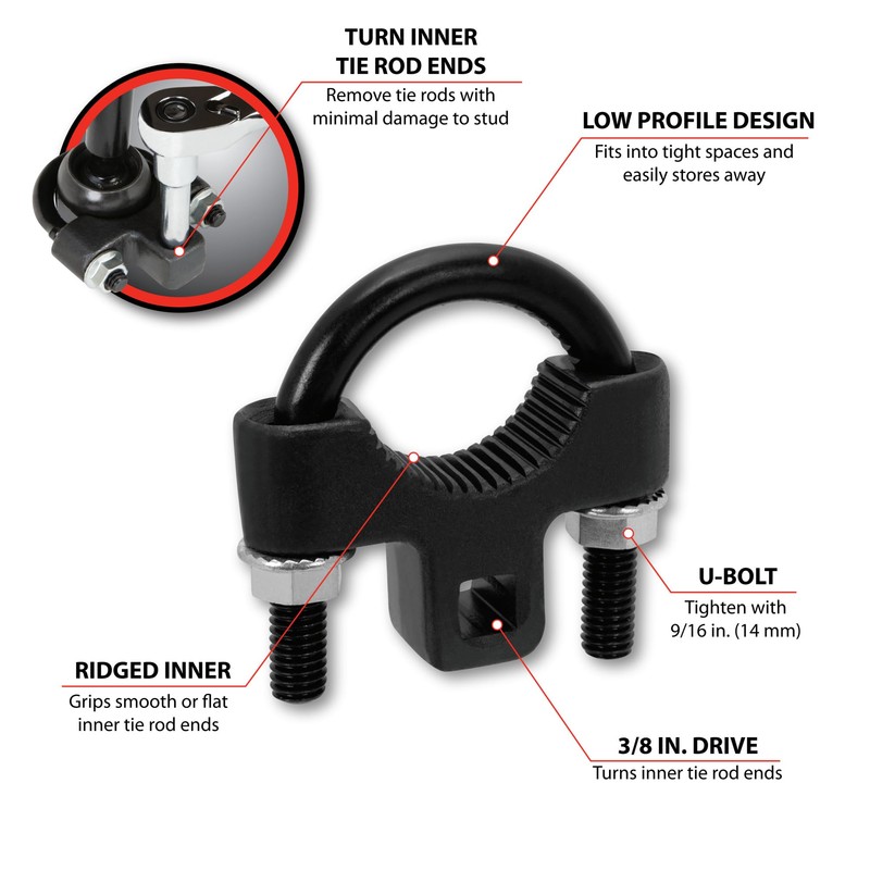 Performance Tool W83027 Universal 3/8 Inch Low Profile Tool for