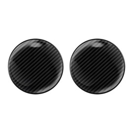 Zikefest 2PCS Car Cup Holder Coasters, 2.75 Inch Carbon Fiber Insert Drink Coasters, Non-Slip Bottle Pad Embedded in Cup Mat, Universal Car Interior Accessories