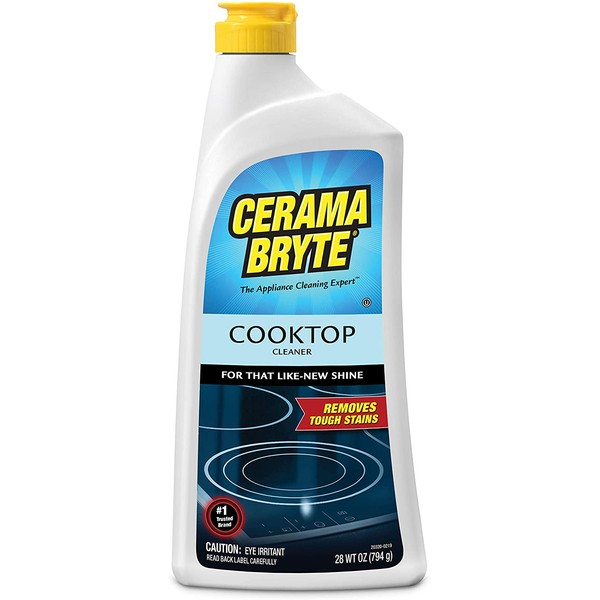 Cerama Bryte Cooktop Cleaner, 28 Ounce (6 Count), Heavy-duty Cleaning, Non Scratch, For Smooth-Top Cooking Surfaces and More, Biodegradable (20930)