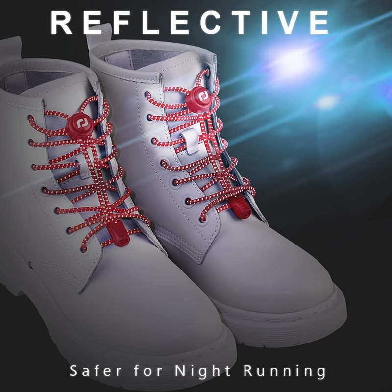 RJ-Sport Elastic Quick Release Shoelaces, Fast Lacing System for Unique