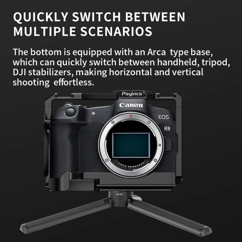 For Canon Full Camera Cage for Canon EOS R8 /RP
