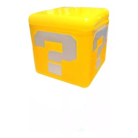 *12cajita Cubo Mario Bros De Plástico Para Dulces Y Fiestas