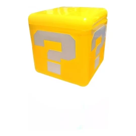*12cajita Cubo Mario Bros De Plástico Para Dulces Y Fiestas