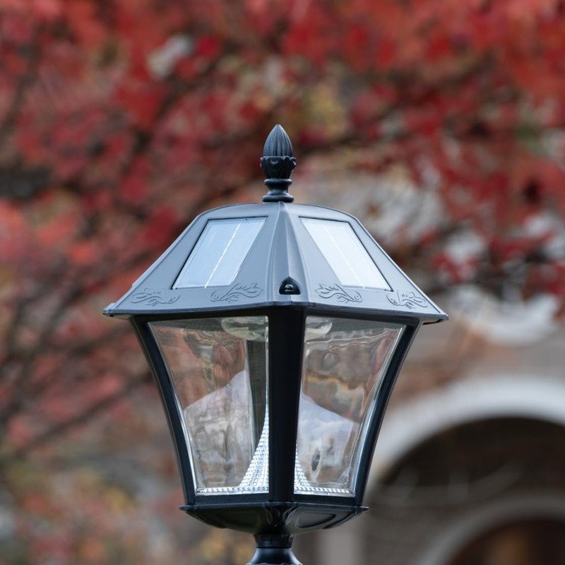 Gama Sonic Baytown II, Outdoor Solar Light and 3" Pole