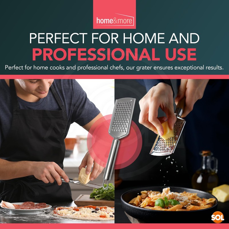 SOL Hand Cheese Grater and Lemon Zester Parmesan Cheese Graters