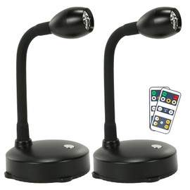 KANESIKI Cordless Spotlight Battery Operated, LED Picture Light, Dimmable Accent Light with Remote, Indoor Stick on Display Lamp for Plant Tree Photo Dartboard Painting Artwork Portrait