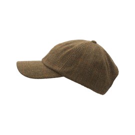 Walker & Hawkes - Unisex Baseball Cap - Tweed - Country Style - One Size, Brown Tweed