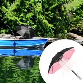 Umbrella with Fan & Mist Spray - Rechargeable UV Protective Cooling Umbrella for Patio, Beach, Travel | Portable Misting System & Detachable Water Bottle Included (Pink)
