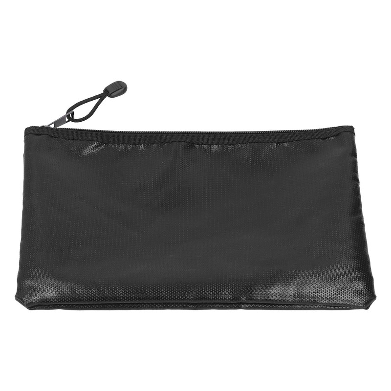 Multifunctional File Bag Fireproof Money Bag Waterproof Safe Storage Pouch
