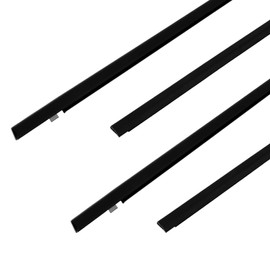 OCPTY 4PCS Car Outer Door Window Molding Trim Weatherstrip Window Seal Compatible with 2016-2021 For Honda For Civic 4 Door Sedan, Replace 72450-TEA-T01 72410-TEA-T01 72950-TEA-T01 72910-TEA-T01