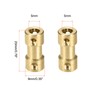 Rebower Rigid Coupling Copper Shaft Coupling Plug Motor Accessories [for
