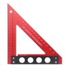 Carpenter Square Precise Aluminum Alloy Multifunctional Woodworking Scribe Ruler Square
