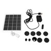 3W 5V Solar Water Fountain Pump 120L/H Landscape Garden Solar