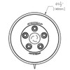Speakman S-3010-BBZ-E175 1.75GPM Neo Multi-Function Shower Head