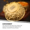 Yardwe Golddekor Buddha Sacrifice Bowl Holy Water Bowl Ritual Incense