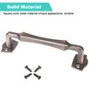 Eumtenr Sliding Barn Door Handles, 10 Inch Heavy Duty Rustic