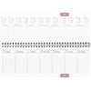 Table Landscape Calendar Professional Red 2024 - Office Planner 29.7