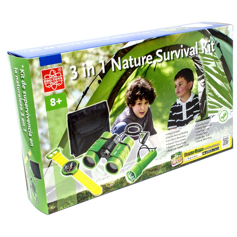 3 in 1 Survival Kit Natural Researcher Set