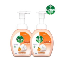 Dettol 데톨 오렌지 포밍 항균 핸드워시 250g x2개 Dettol Orange Foaming Antibacterial Hand Wash 250g x2pcs