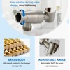 G-Promise Handheld Shower Head High Pressure 6 Spray Settings, Detachable