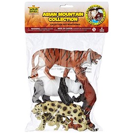 Wild Republic Asian Mountain Polybag, Kids Gifts, Educational Toys, 6-Piece