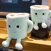 Latte Plush Toy, Cuddly Coffe Cup Doll, Soft Fluffy Toyfor