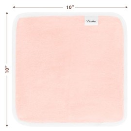 MINIBOO Toallitas faciales Premium para bebé y Piel Sensible - Paños Extra Suaves y absorbentes de rayón de bambú para Cara y baño de recién Nacidos - Perfectas como Regalo de bebé