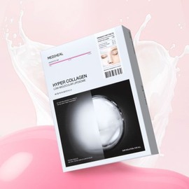 Mediheal Transparent Hyper Collagen/Hyaluronic Acid Gel Mask 10 Sheets, Choose 2 Types (Total 20 Sheets) - Hyaluronic Acid 10 Sheets / 메디힐 투명해지는 하이퍼 콜라겐/히알루론산 겔마스크 10매 2종 택 2 (총 20매) - 히알루론산 10매