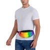 Rainbow Wash Fanny Pack Belt Bag for Women Men Bum
